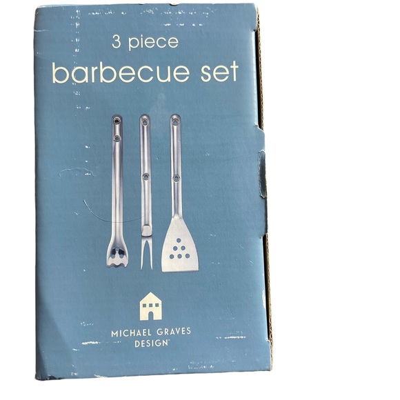 Michael Graves 3 Piece Barbecue BBQ Tool Set New in Packo - Picture 6 of 9